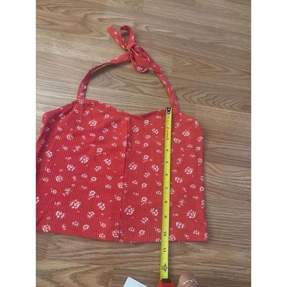 Floral Pacsun Crop Top Size Medium - Picture 3 of 5